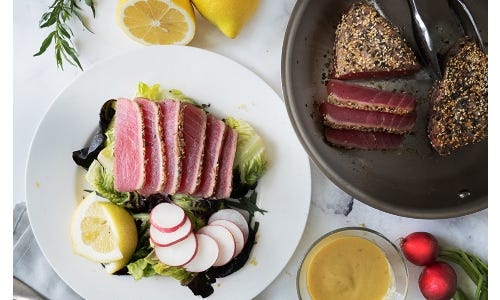 Seared Hawaiian Ahi Tuna Salad